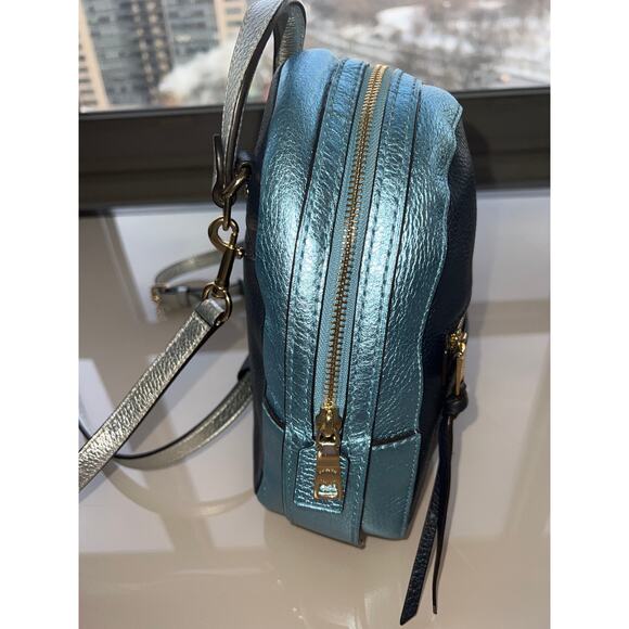 Coach Andi Midnight/Multi Mini Metallic
Blue Backpack main image 5